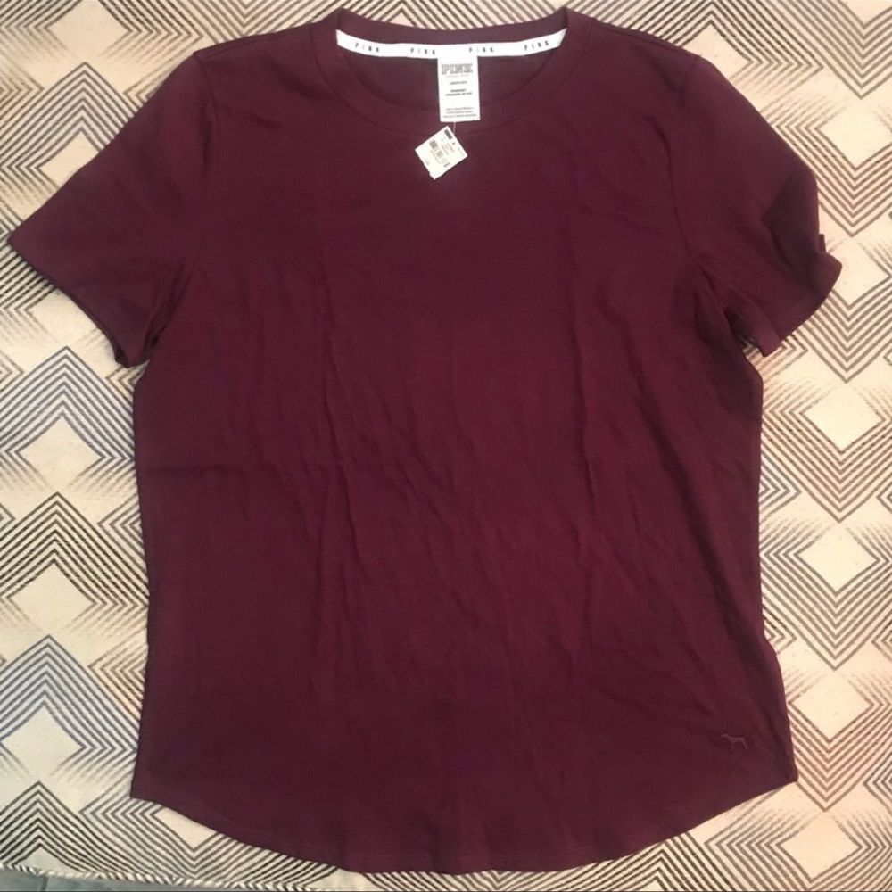 Pink VS Crew Neck Tee